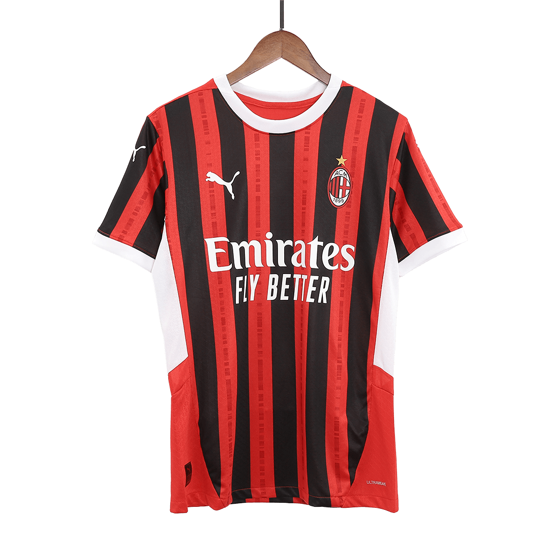 AC Milan GIMENEZ #7 Home Soccer Jersey Authentic 2024/25