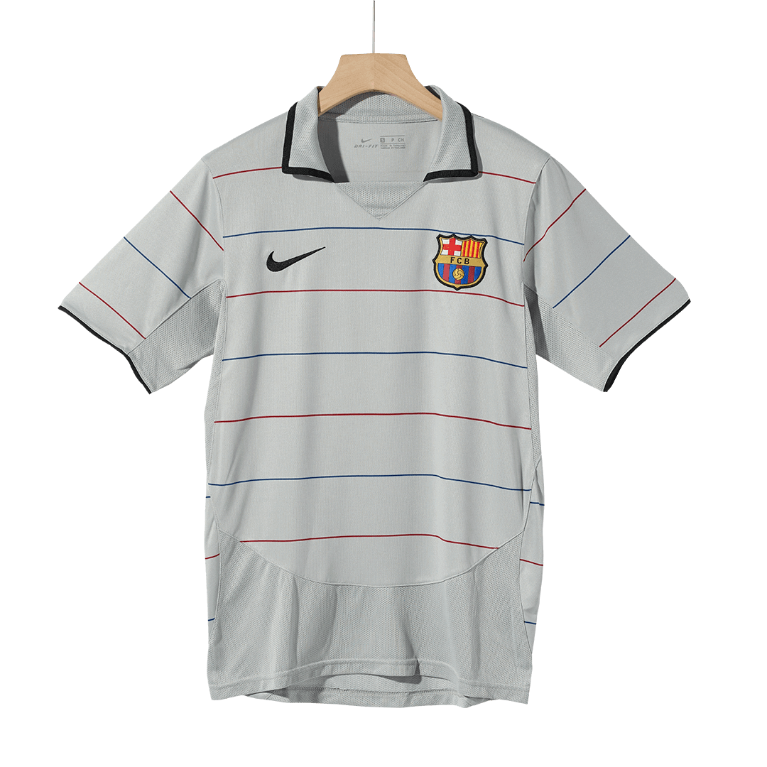 Barcelona Away Soccer Jersey Retro 2003/04