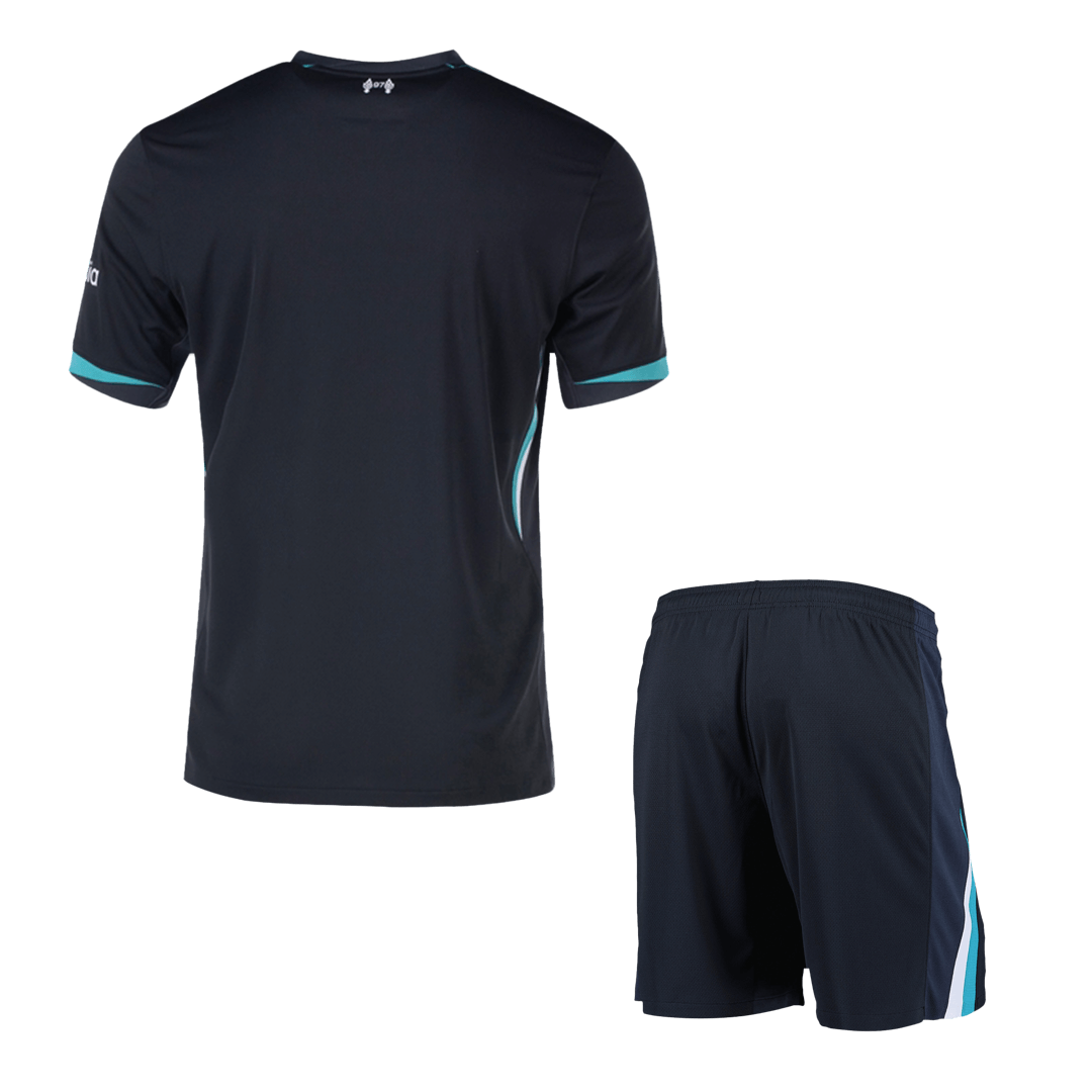 Liverpool Auswärts-Fußballtrikot 2024/25 (Trikot + Shorts)
