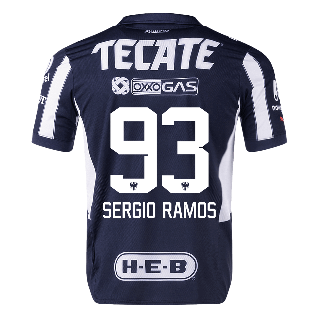 Monterrey SERGIO RAMOS #93 Heim-Fußballtrikot Authentisch 2024/25