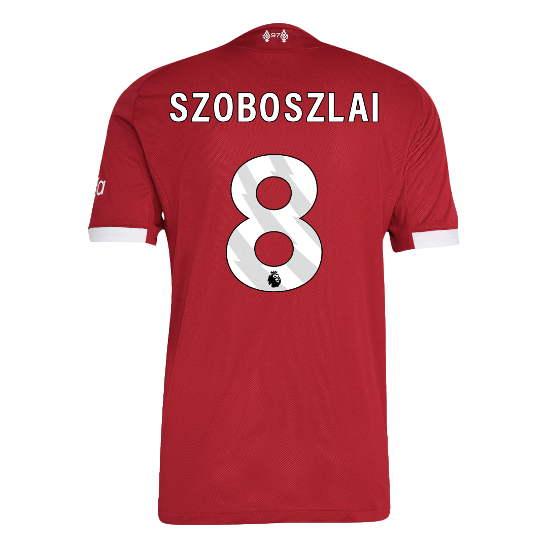 SZOBOSZLAI #8 Authentic Liverpool Home Soccer Jersey 25/26 Red