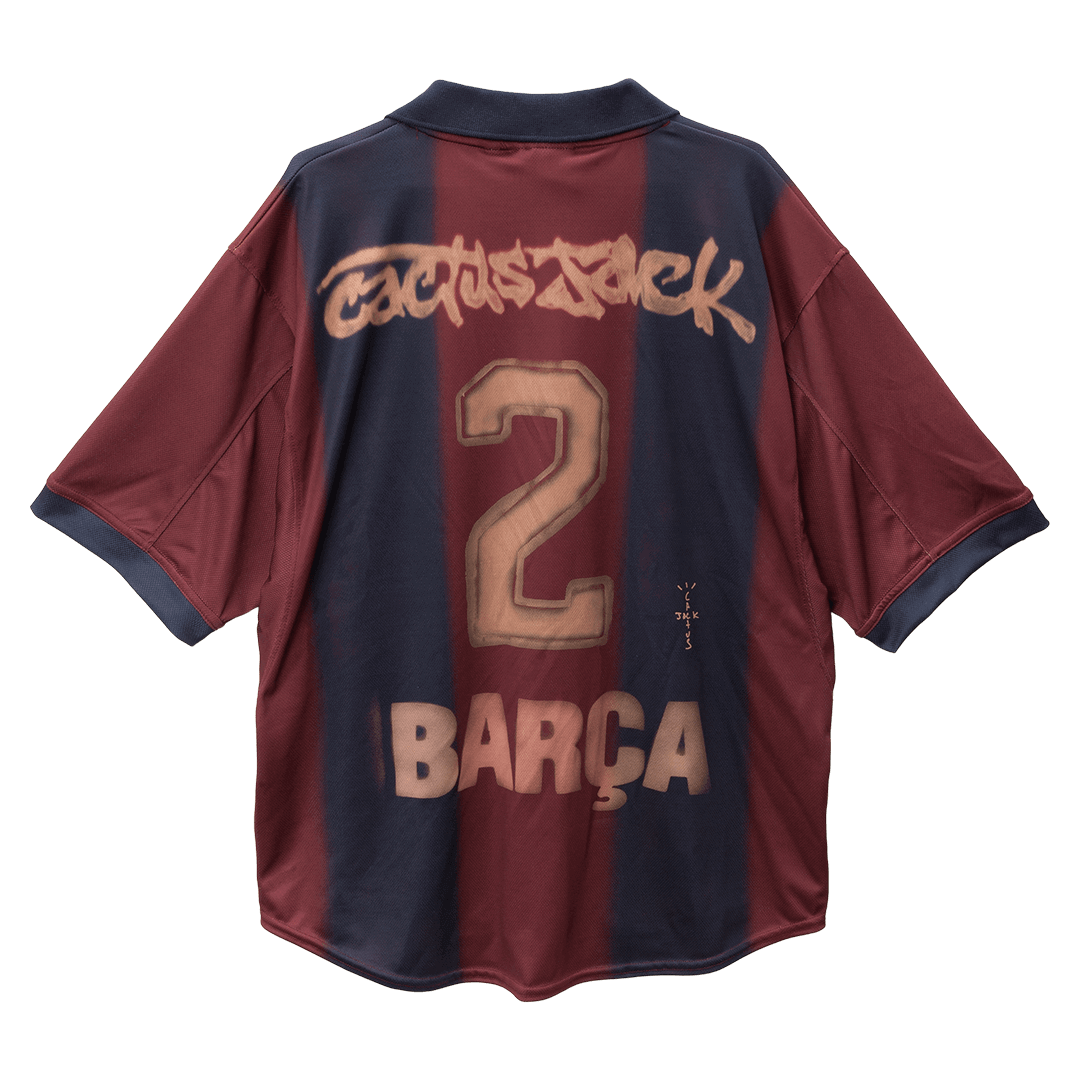 Barcelona Home Soccer Jersey Retro 2000/01