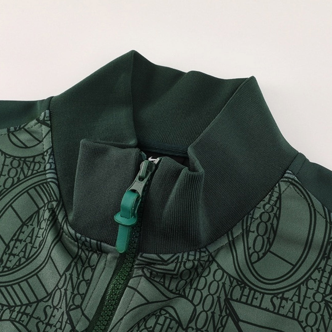 25/26 Chelsea Training Jacket Kit(Jacket+Pants) Green