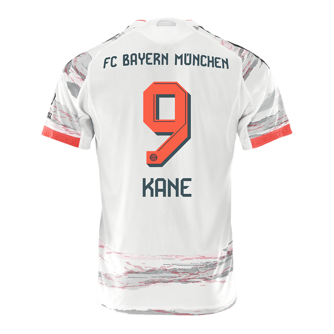 KANE #9 Authentic Bayern Munich Away Soccer Jersey 2025/26 White