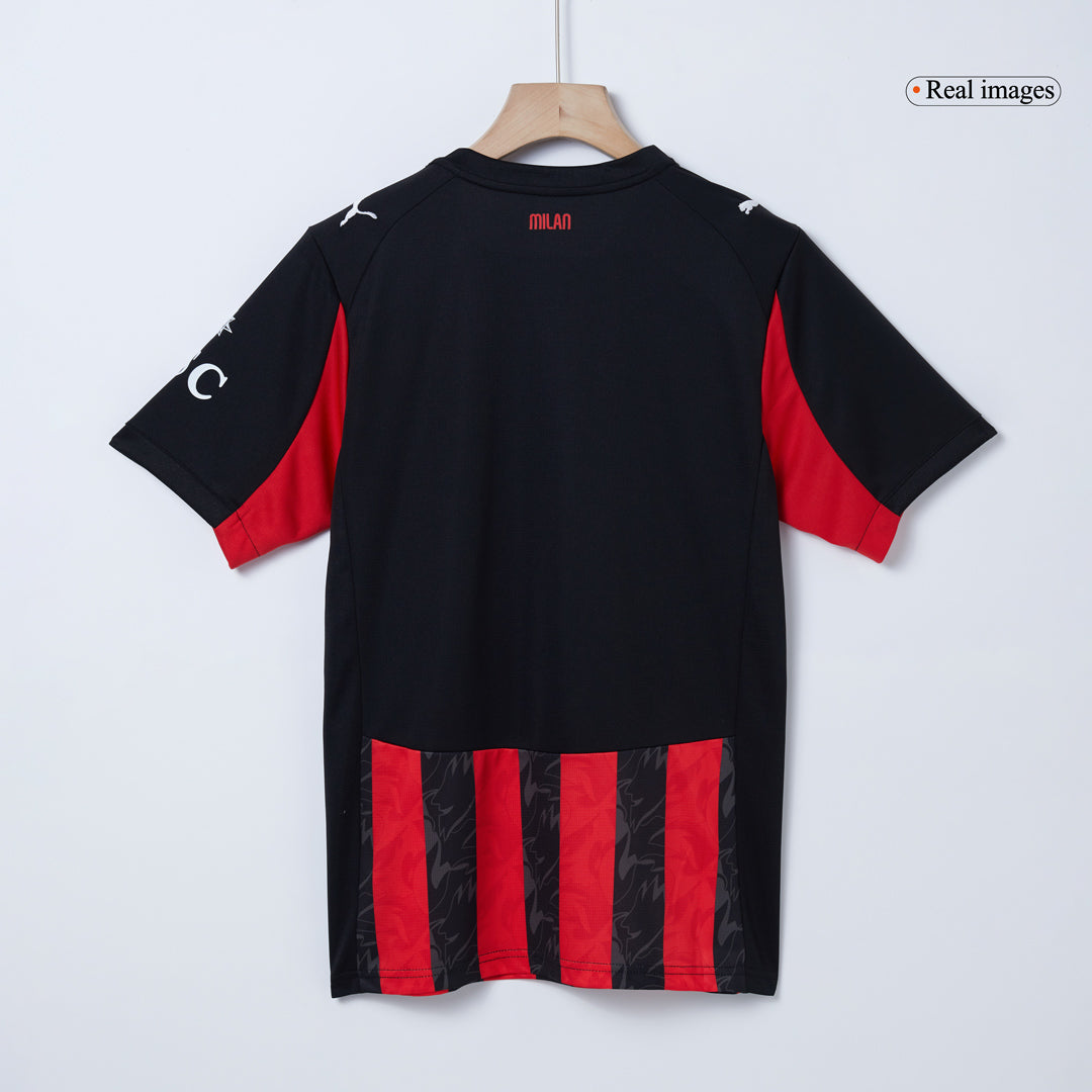 Maillot domicile AC Milan 2025/26 rouge et noir