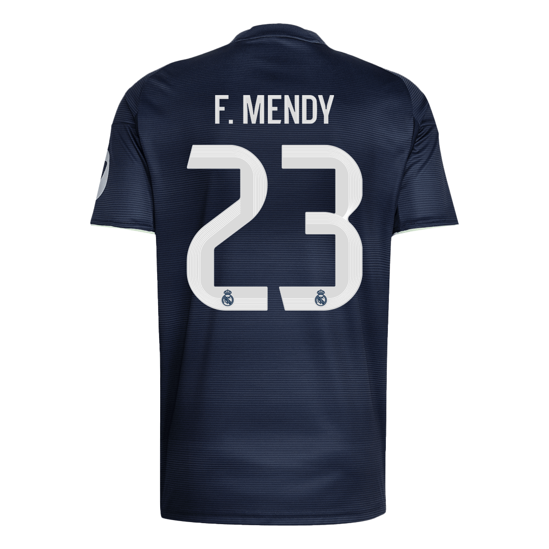 F.MENDY #23 Real Madrid Away Soccer Jersey 2025/26 Navy