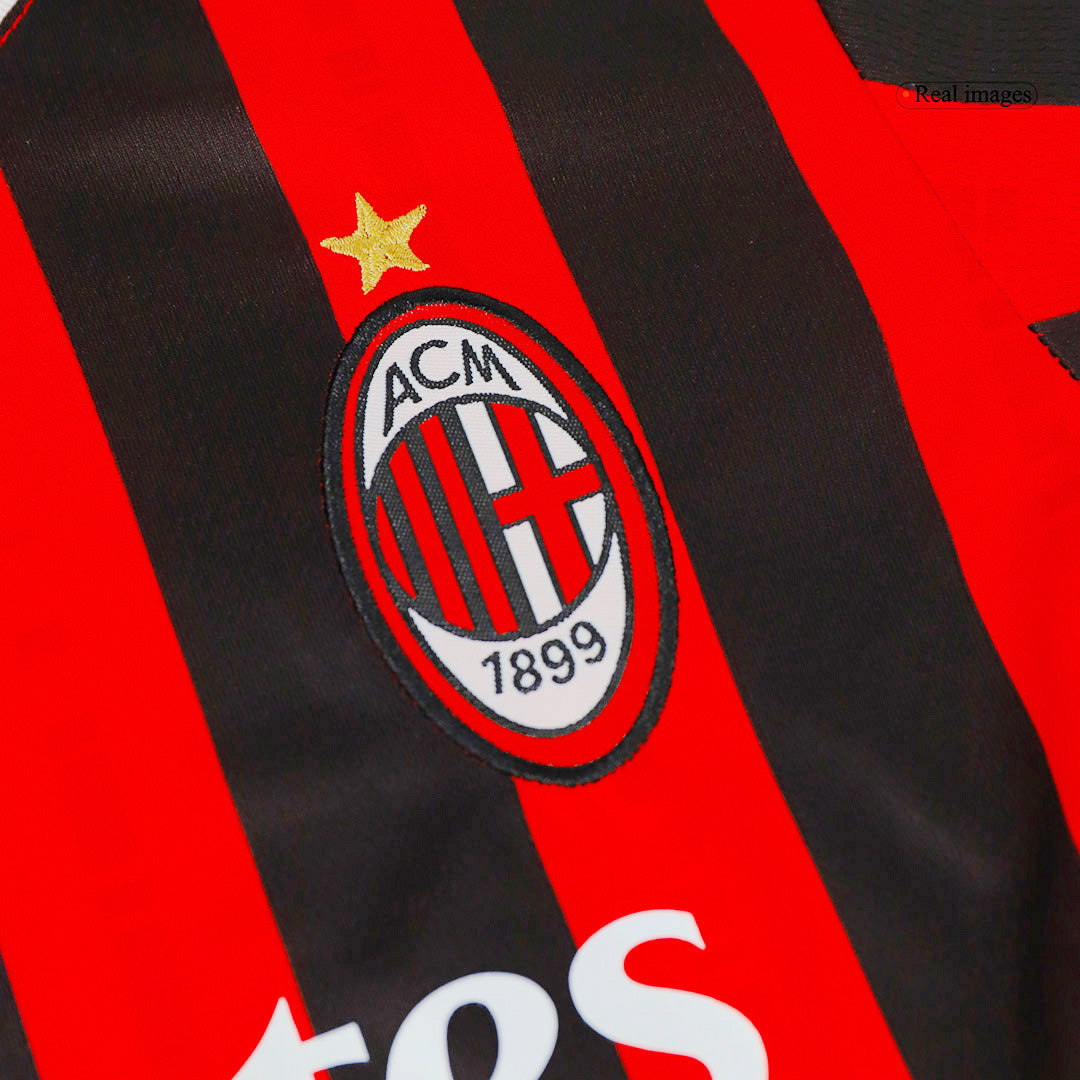 AC Milan Home Jersey Kit 2024/25 Kids(Jersey+Shorts)