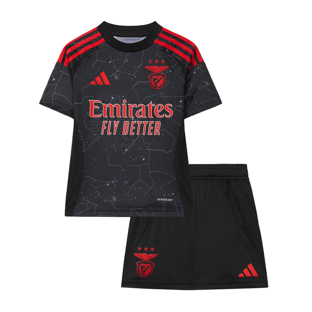 Maillot de football extérieur Benfica 2024/25 pour enfant (maillot + short)