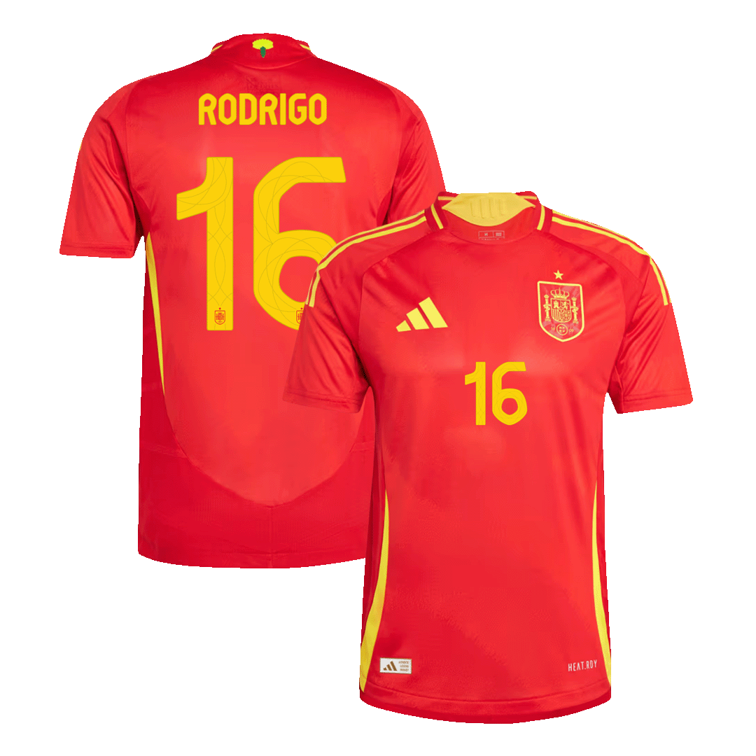 Spain RODRIGO #16 Home Jersey Authentic EURO 2024