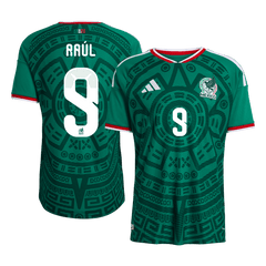 Raúl#9 Player Version Mexico Home Soccer Jersey World Cup 2026 Green