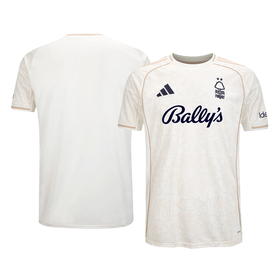 Nottingham Forest Away Soccer Jersey 25/26 White