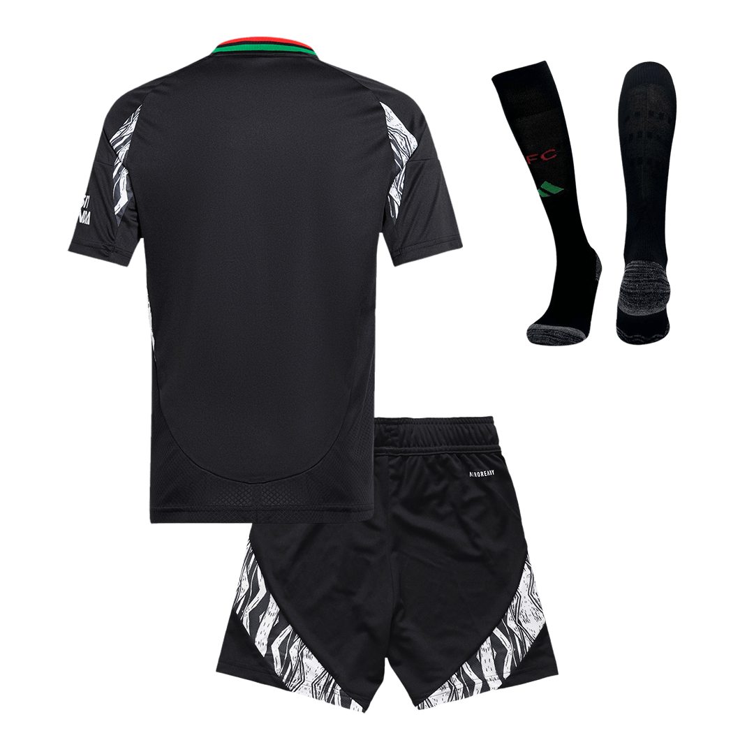 Maillot extérieur Arsenal 2024/25 pour enfant (maillot, short, chaussettes)