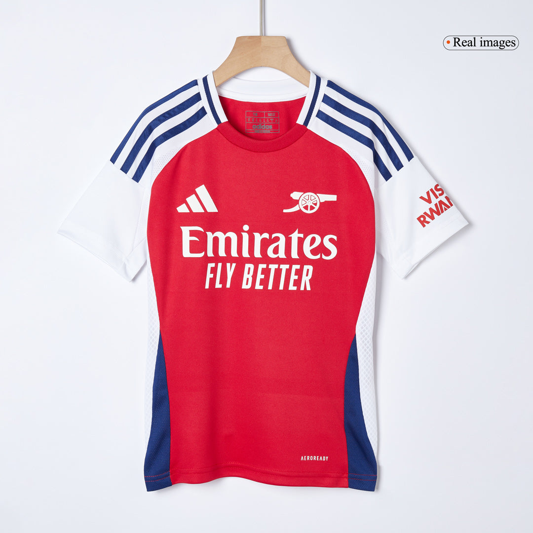 Maillot domicile Arsenal 2024/25 pour enfant (maillot, short, chaussettes)