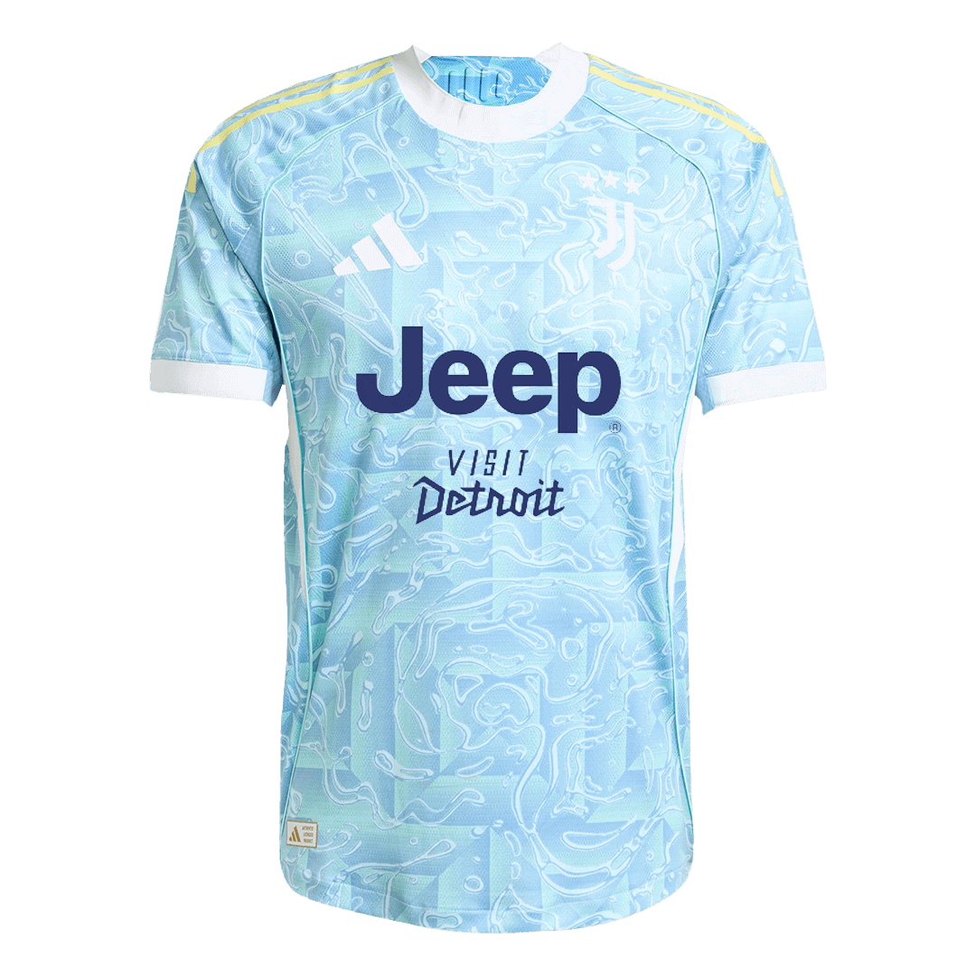 KALULU #15 Authentic Juventus Away Soccer Jersey 2025/26 Blue