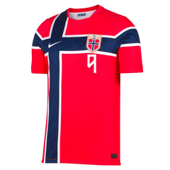 BRAUT HAALAND #9 Player Version Norway Home Soccer Jersey World Cup 2026 Red