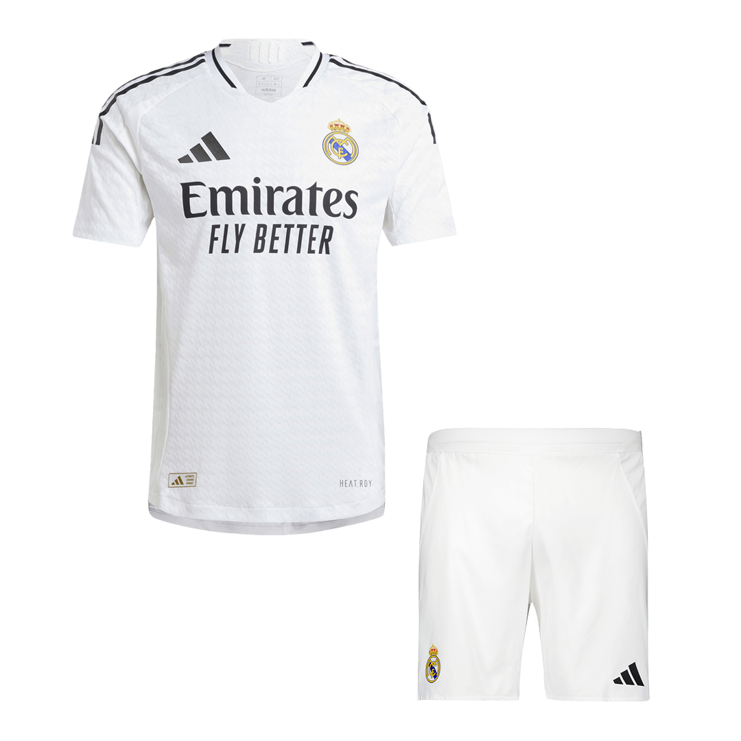 Real Madrid Home Soccer Jersey Kit Authentic  (Jersey+Shorts)