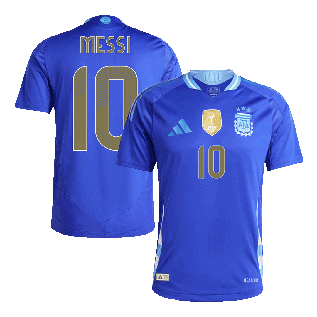 Maillot extérieur authentique MESSI #10 d'Argentine 2024 