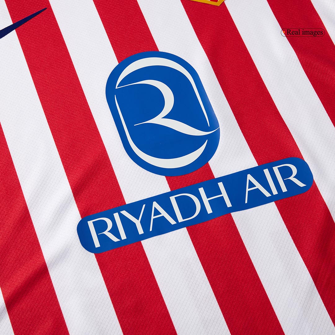 GRIEZMANN #7 Atletico Madrid Home Soccer Jersey 2025/26 Red&White