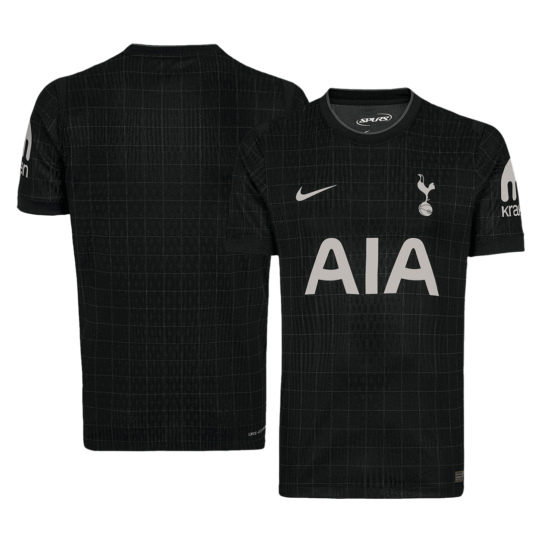 Authentic Tottenham Hotspur Away Soccer Jersey 25/26 Black