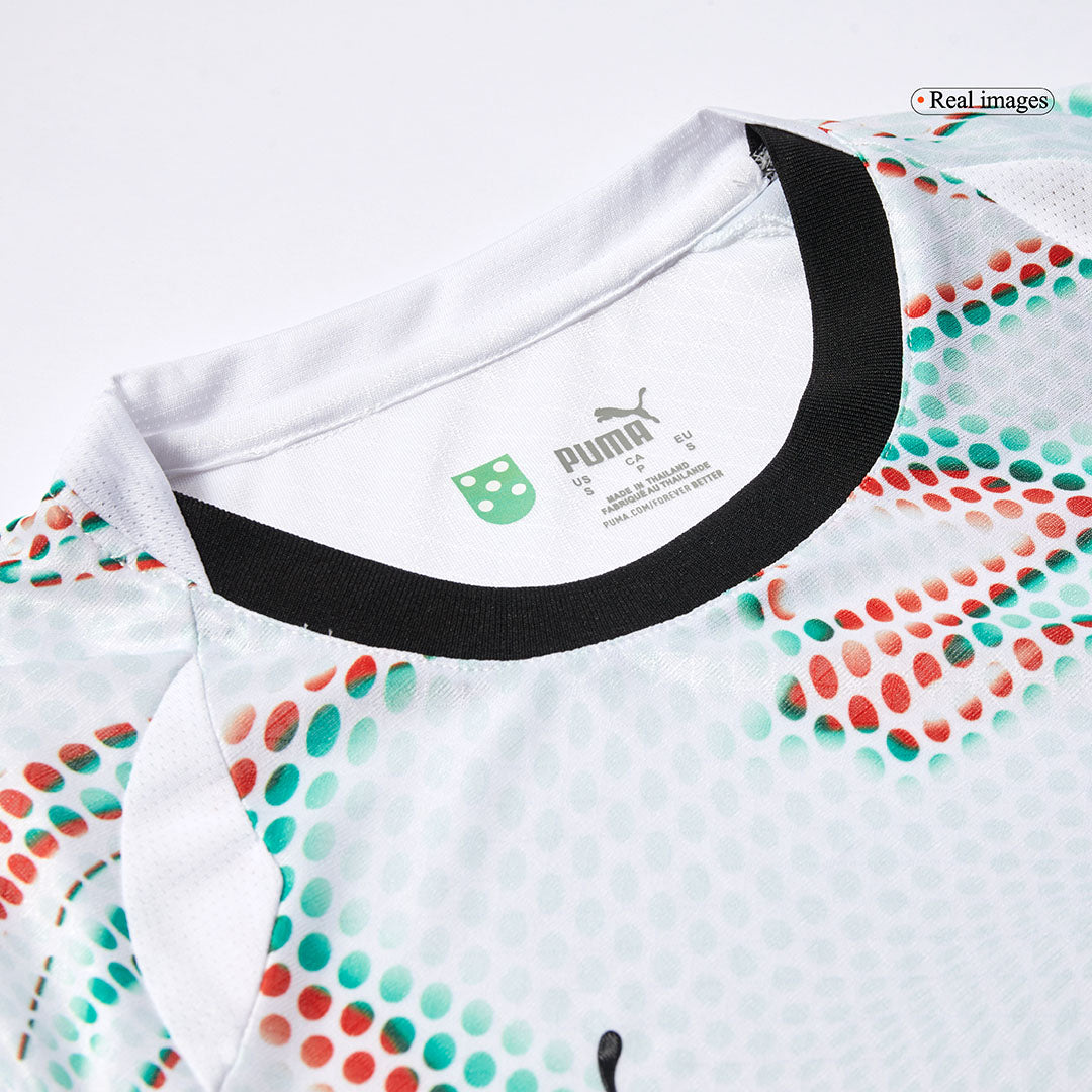 Maillot de football extérieur Portugal Ronaldo #7 authentique 2025
