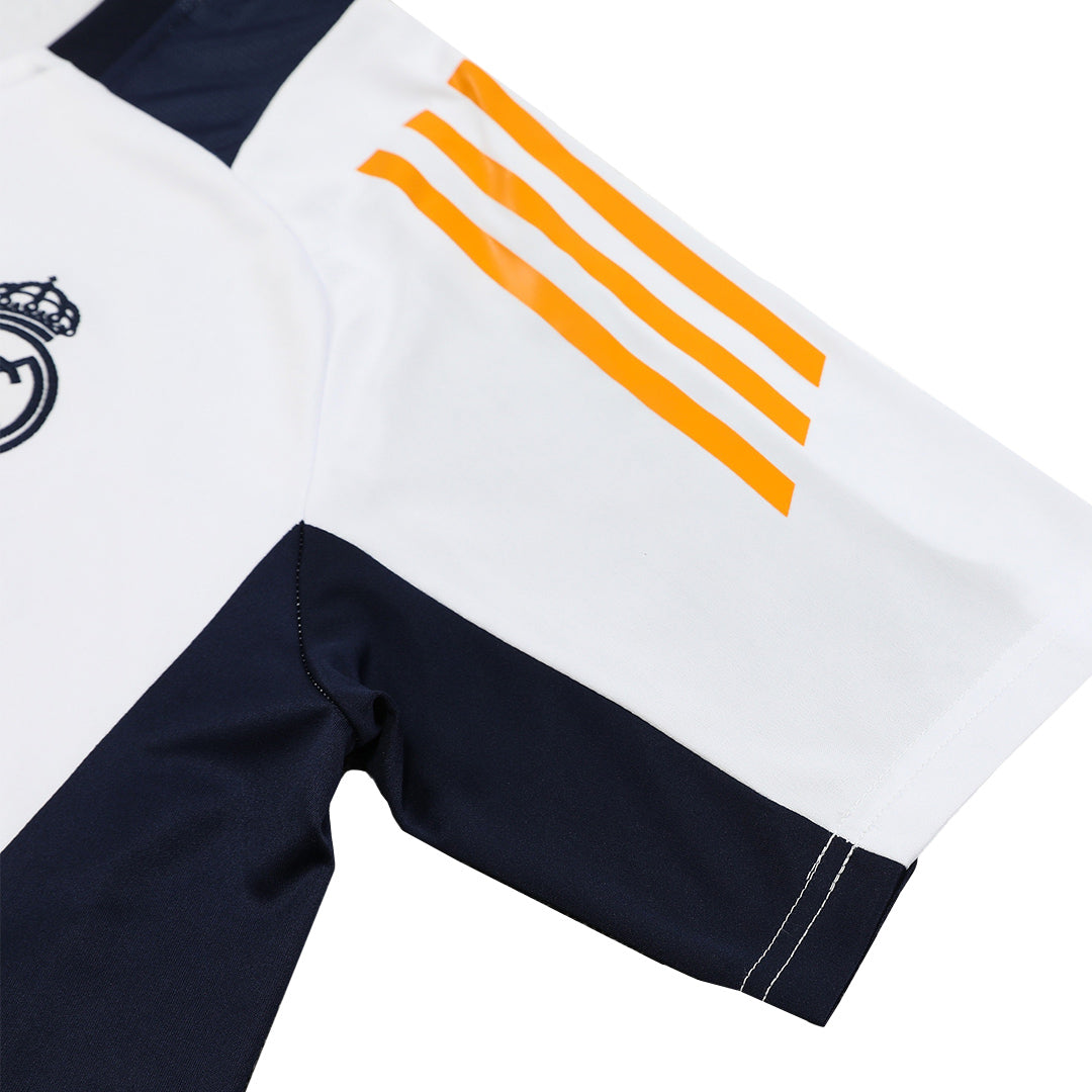 Real Madrid Pre-Match Trainings-Fußballtrikot-Set 2024/25 (Trikot + Shorts)