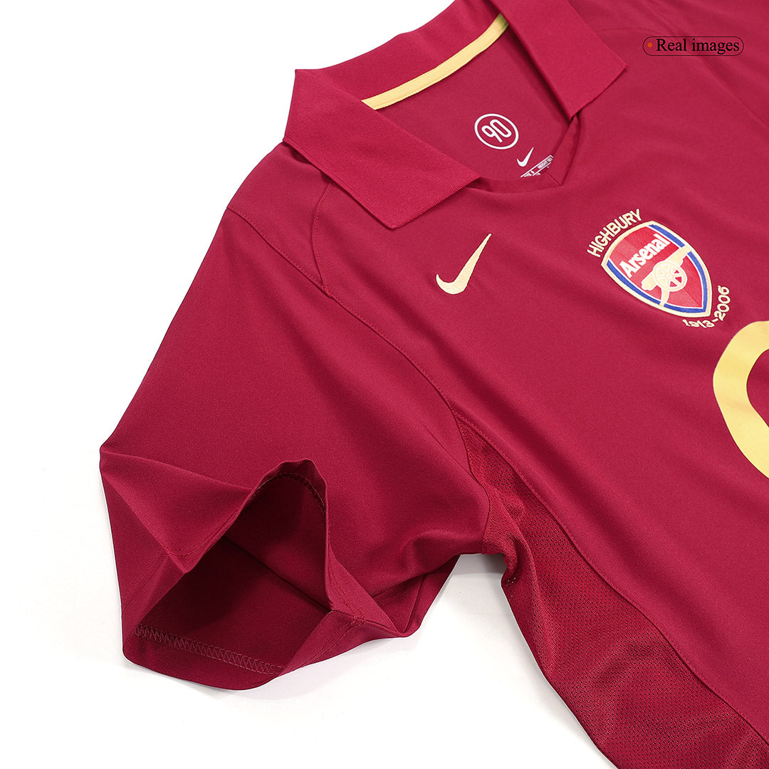 Arsenal BERGKAMP #10 Home Soccer Jersey Retro 2005/06