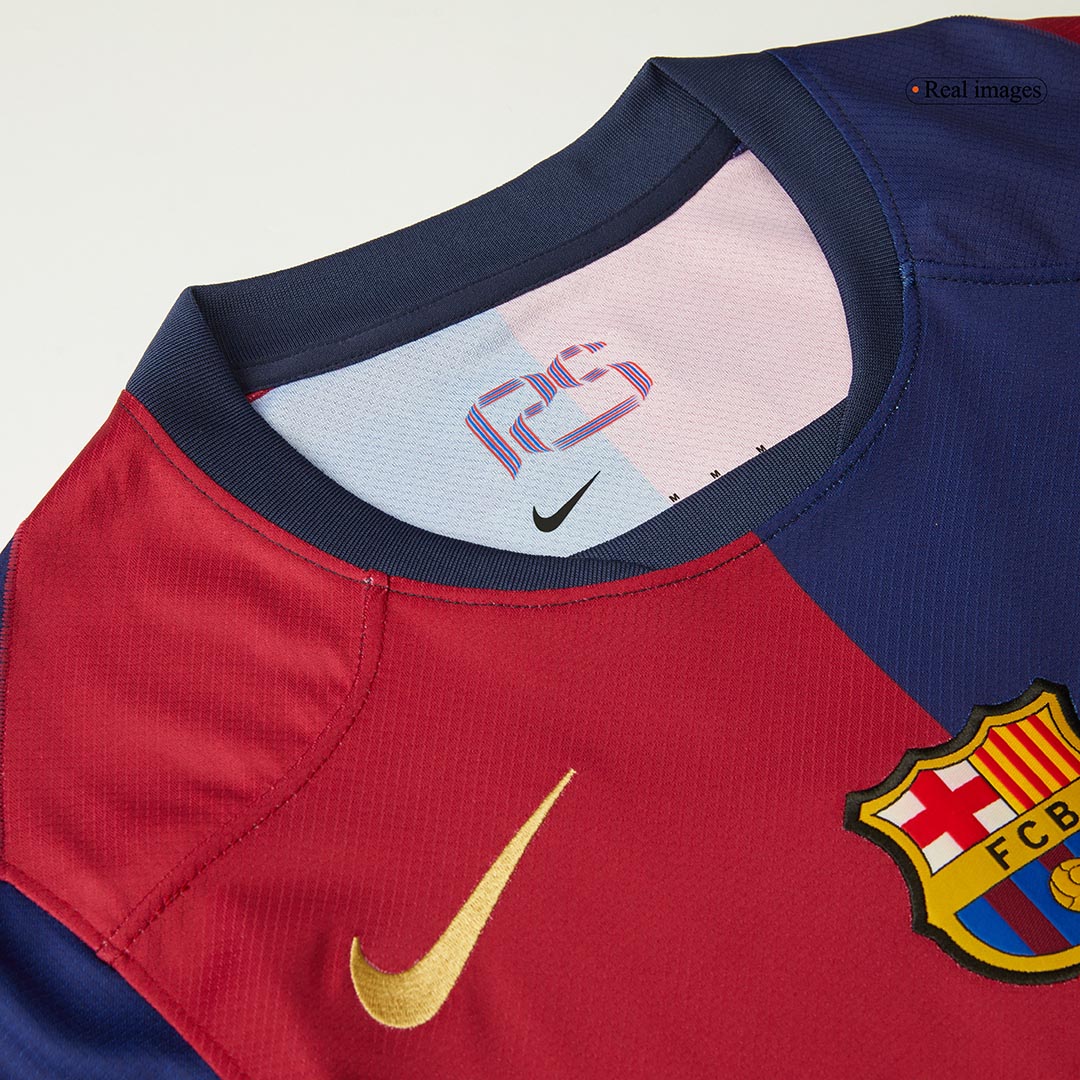 Barcelona RAPHINHA #11 Home Soccer Jersey 2024/25 - UCL Edition(Spotify Logo Without Text)
