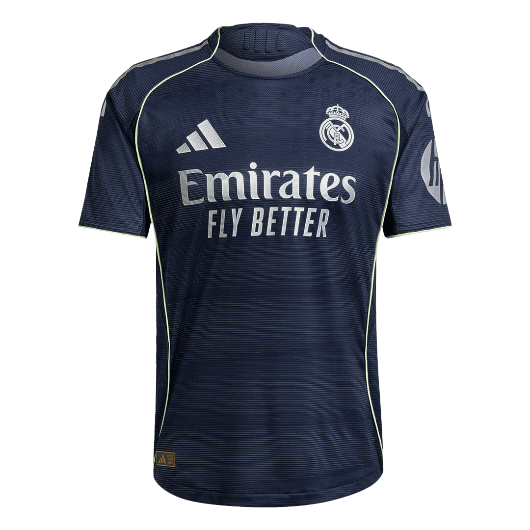 Authentic Real Madrid Away Soccer Jersey 2025/26 Navy