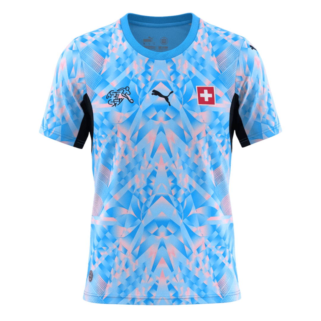 Switzerland Away Soccer Jersey World Cup 2026 Blue