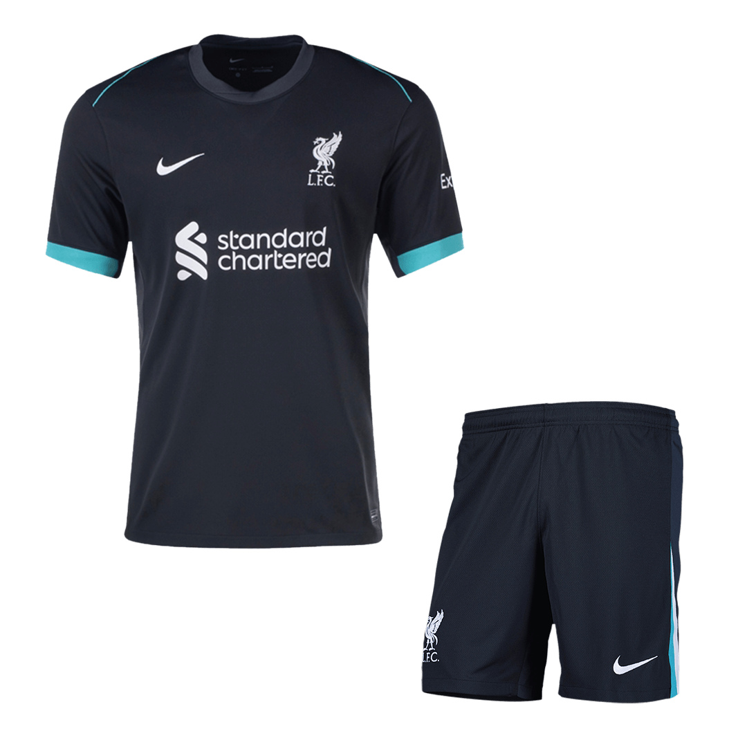 Liverpool Auswärts-Fußballtrikot 2024/25 (Trikot + Shorts)