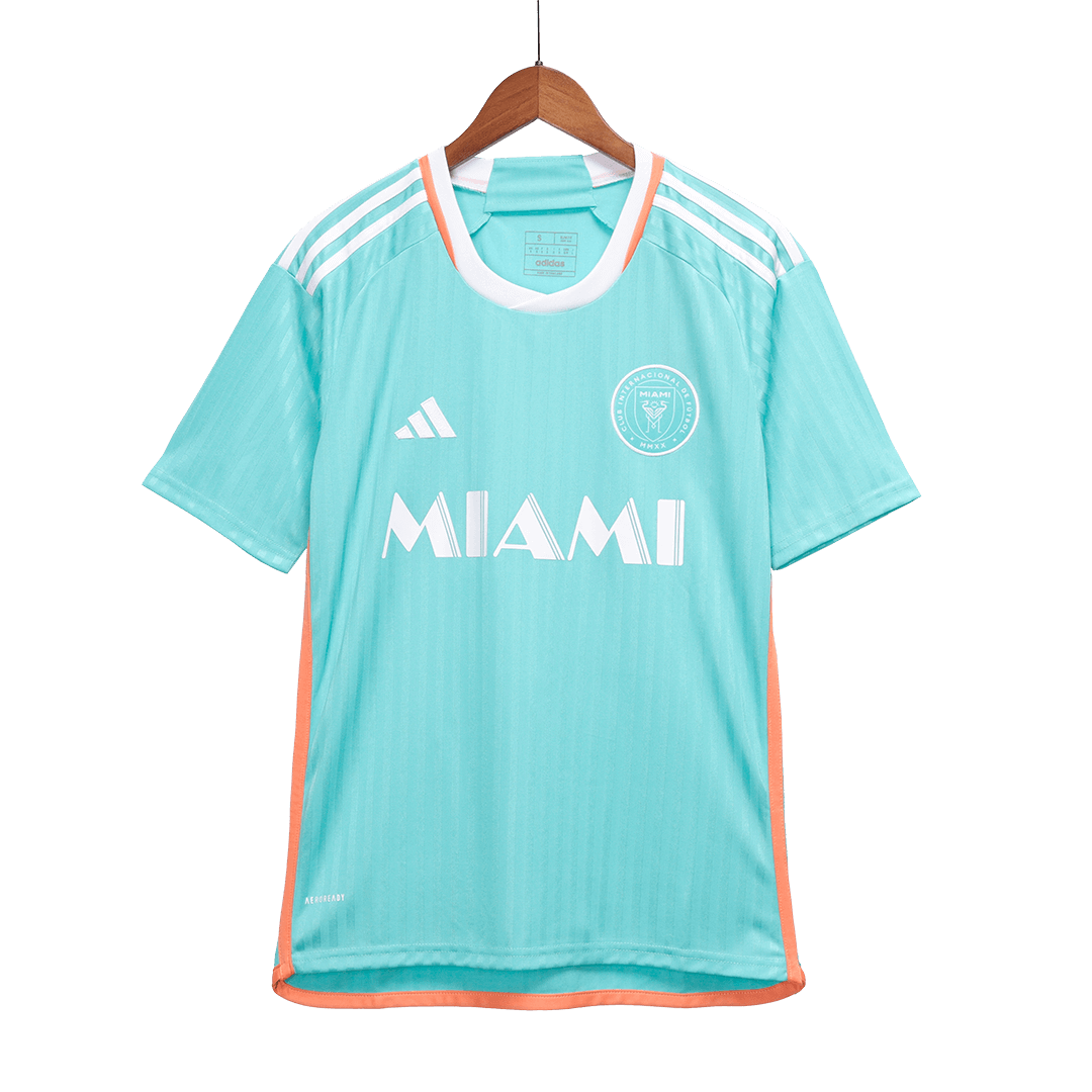 Inter Miami CF Drittes Auswärts-Fußballtrikot-Set 2024 (Trikot + Shorts + Socken)