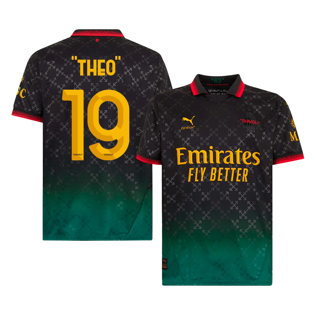 Maillot extérieur AC Milan « THEO » n° 19, quatrième édition 2024/25