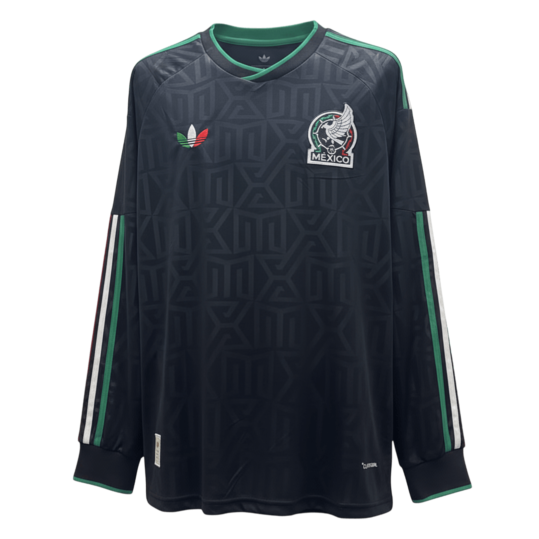 Mexico Special Edition Long Sleeve Soccer Jersey World Cup 2026 Black
