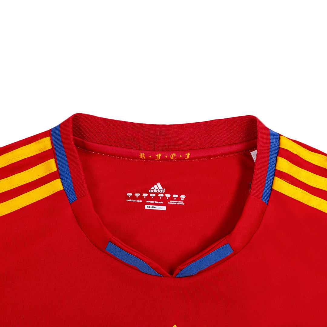 Spain XAVI #8 Home Soccer Jersey Retro 2010