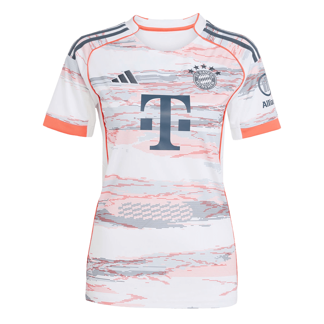 Women's Bayern Munich Away Soccer Jersey 2025/26 White