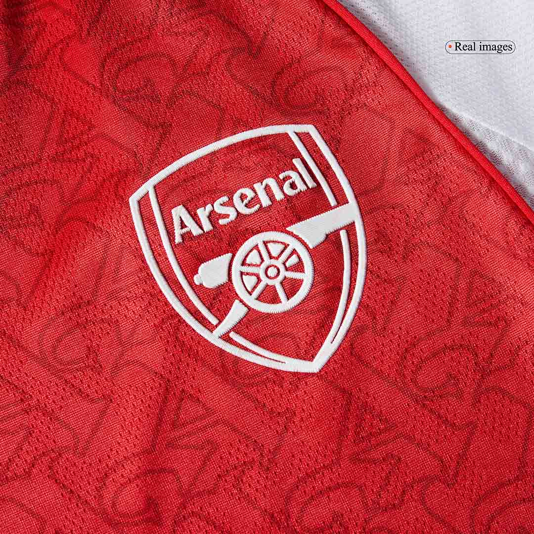 RICE #41 Authentic Arsenal Home Soccer Jersey 2025/26 Red