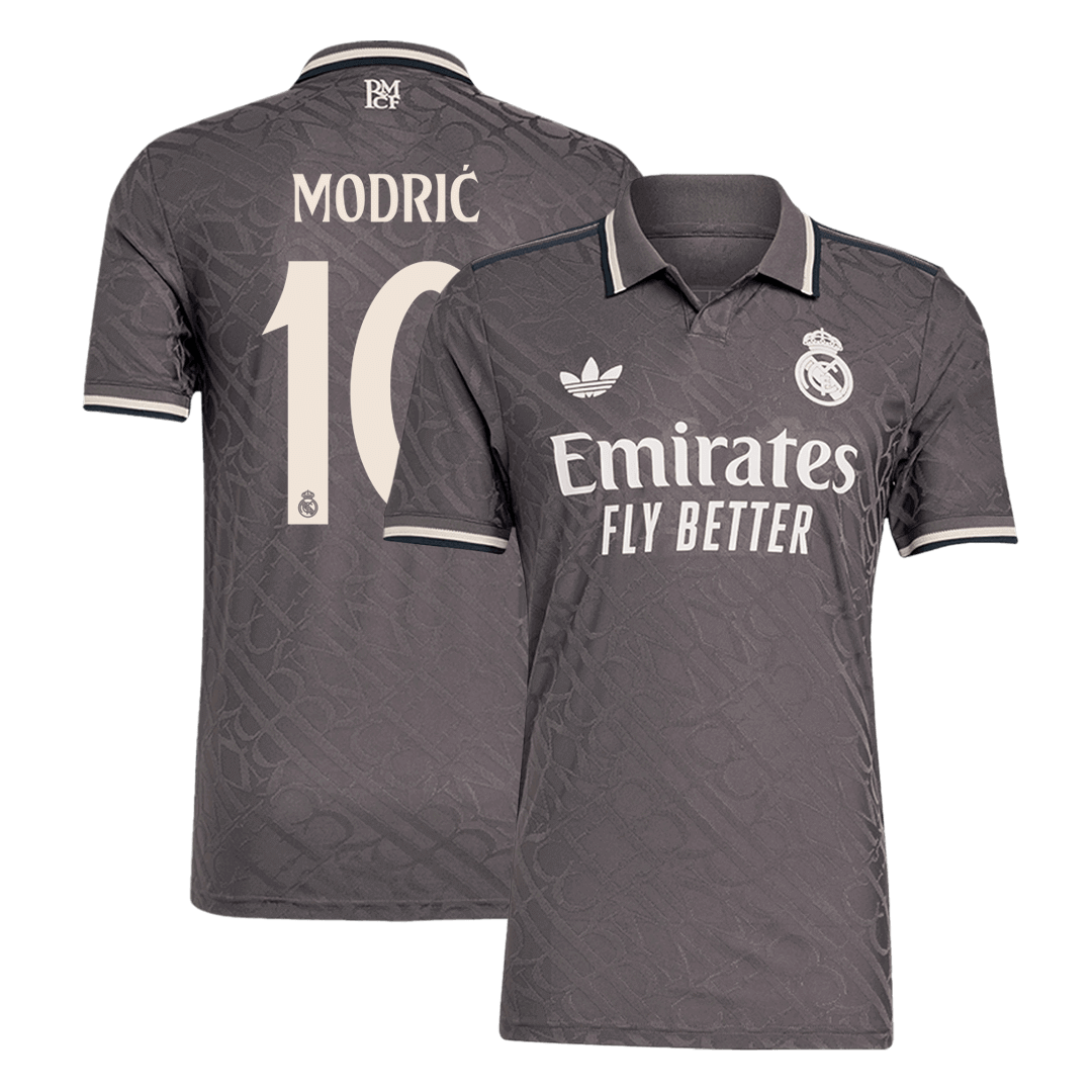Real Madrid MODRIĆ #10 Third Away Soccer Jersey Authentic 2024/25
