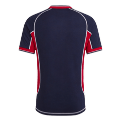 Men Retro Fan Version 00/01 Manchester United Third Soccer Jersey Navy