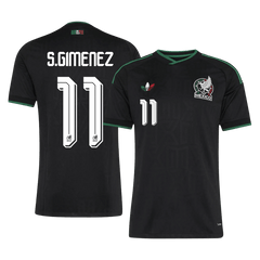 S.GIMENEZ #11 Player Version Mexico Third Soccer Jersey World Cup 2026 Black