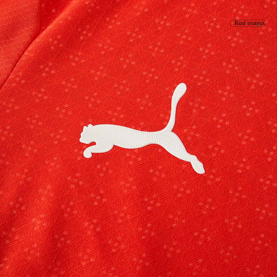 Maillot de football domicile Portugal Ronaldo #7 authentique 2025