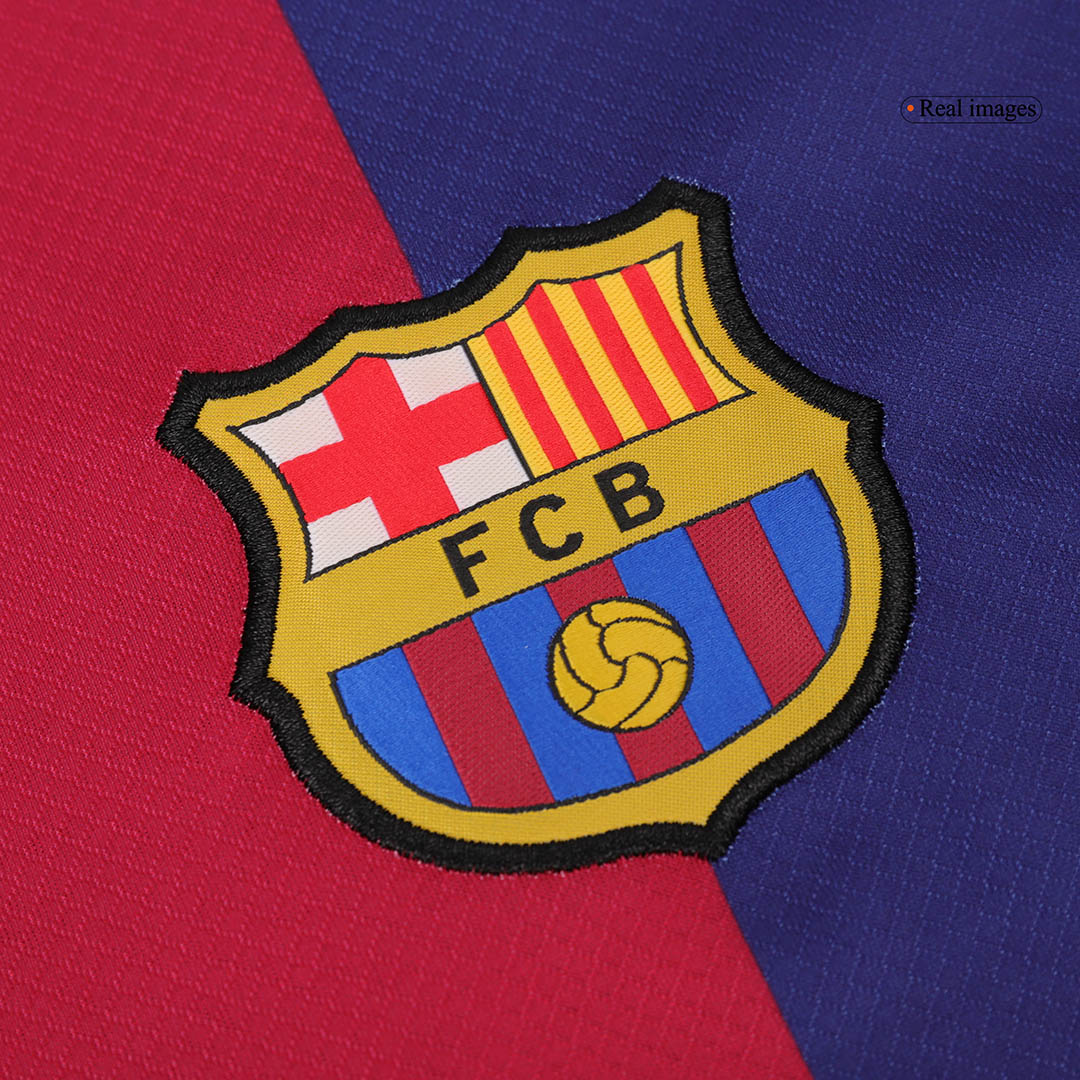Barcelona Langarm-Heimtrikot 2024/25