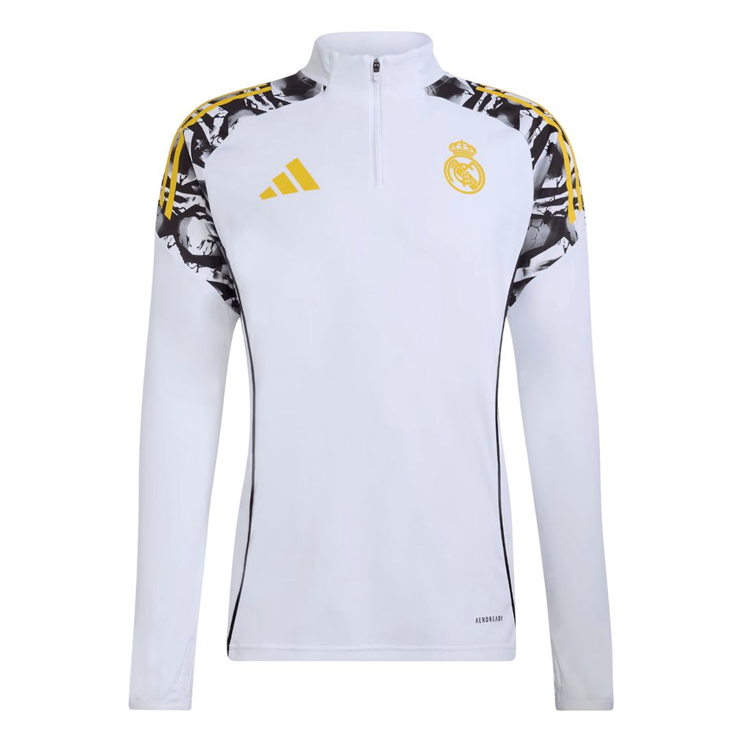 Real Madrid x MARVEL Zipper Sweatshirt Kit(Top+Pants) 25/26 White