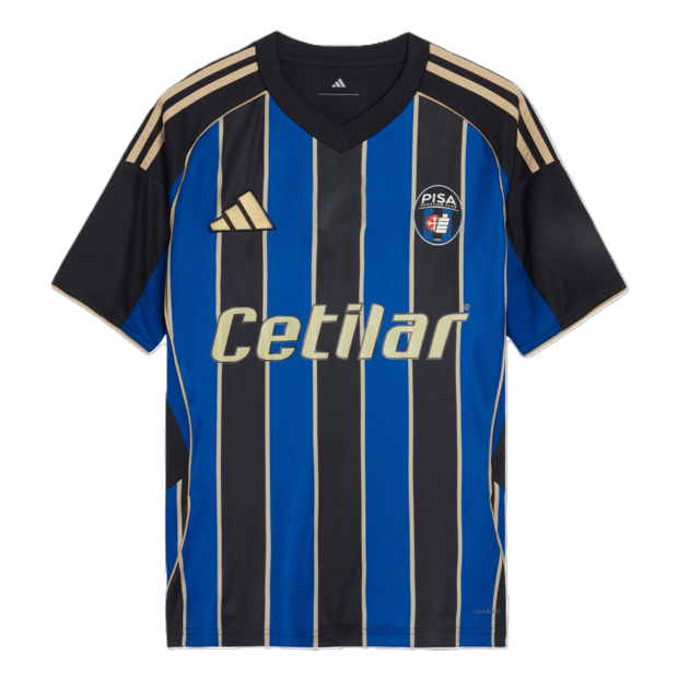 Pisa SC Home Soccer Jersey 25/26 Blue&Black