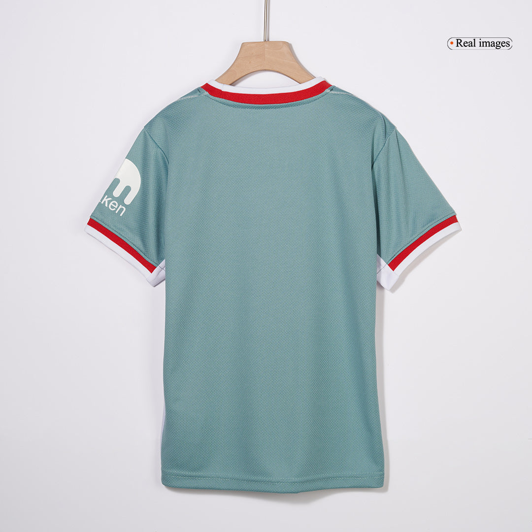 Atletico Madrid Away Soccer Jersey Kit 2024/25 Kids(Jersey+Shorts)
