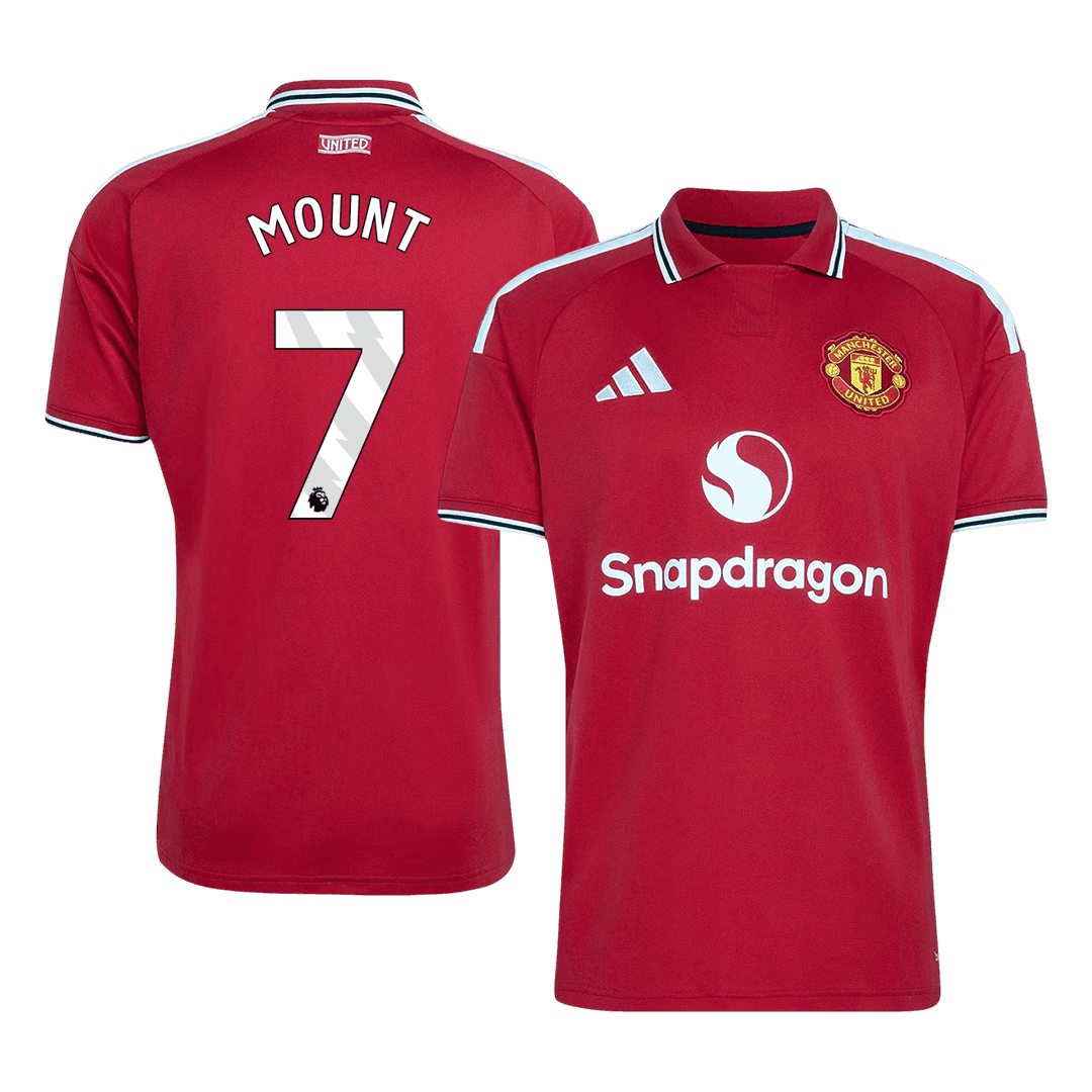 MOUNT #7 Manchester United Home Soccer Jersey 26/27 Red