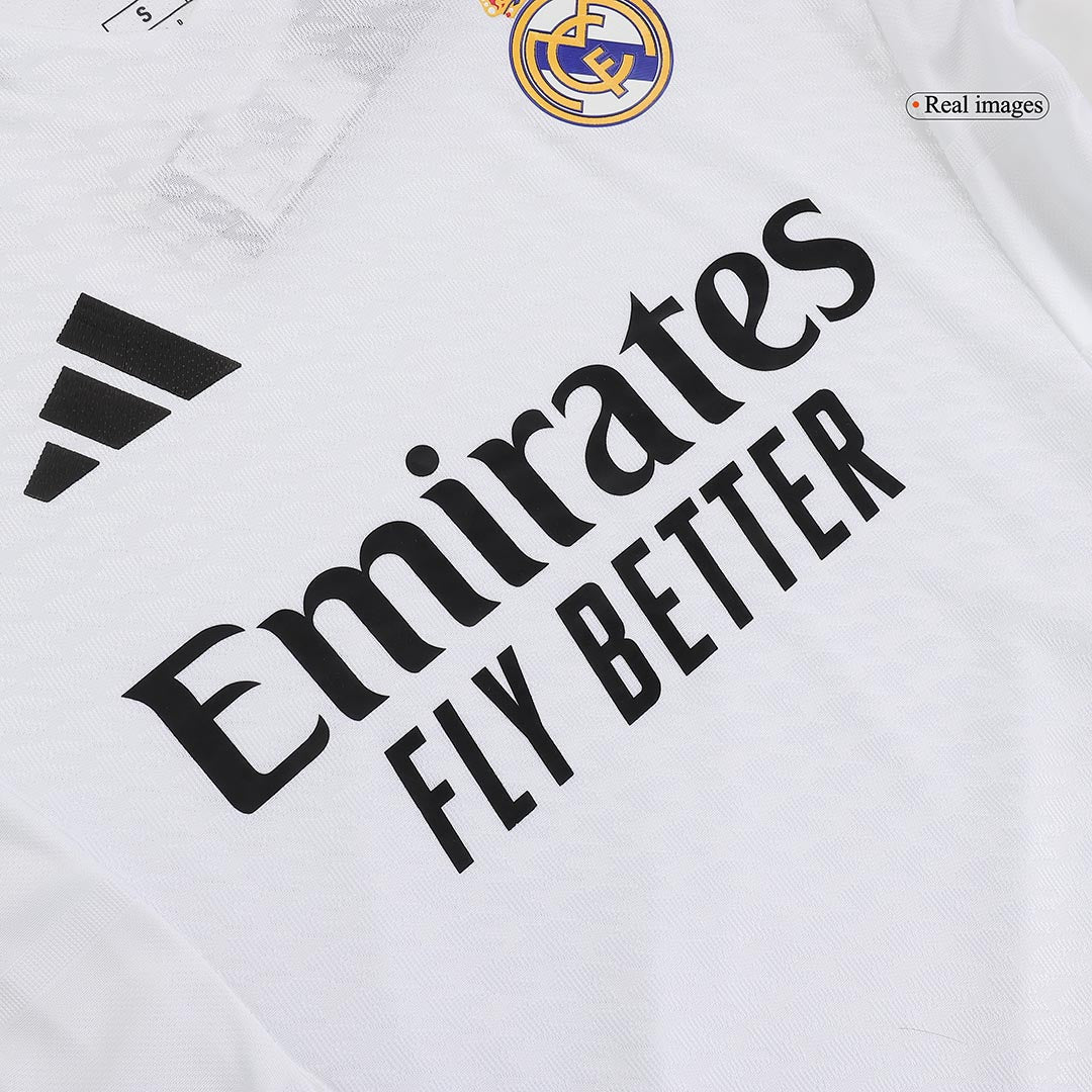 Maillot de football domicile Real Madrid authentique 2024/25 (maillot, short, chaussettes)
