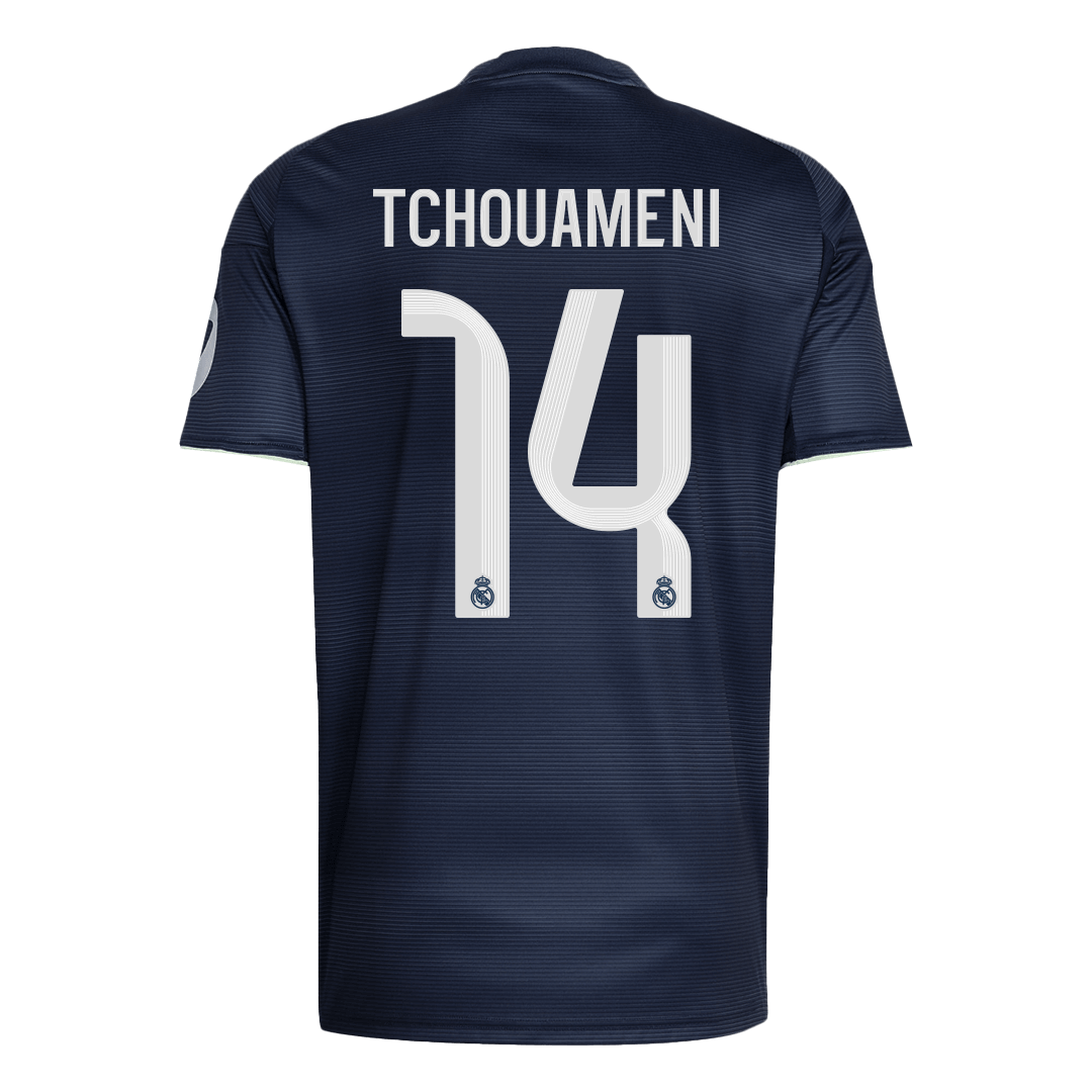 TCHOUAMENI #14 Real Madrid Away Soccer Jersey 2025/26 Navy