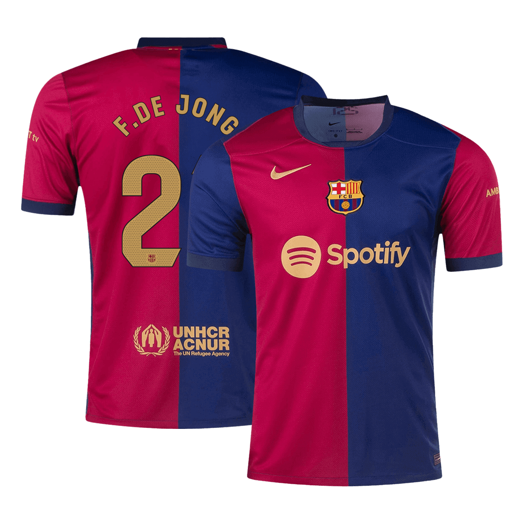 Maillot Barcelone F.DE JONG #21 Domicile 2024/25