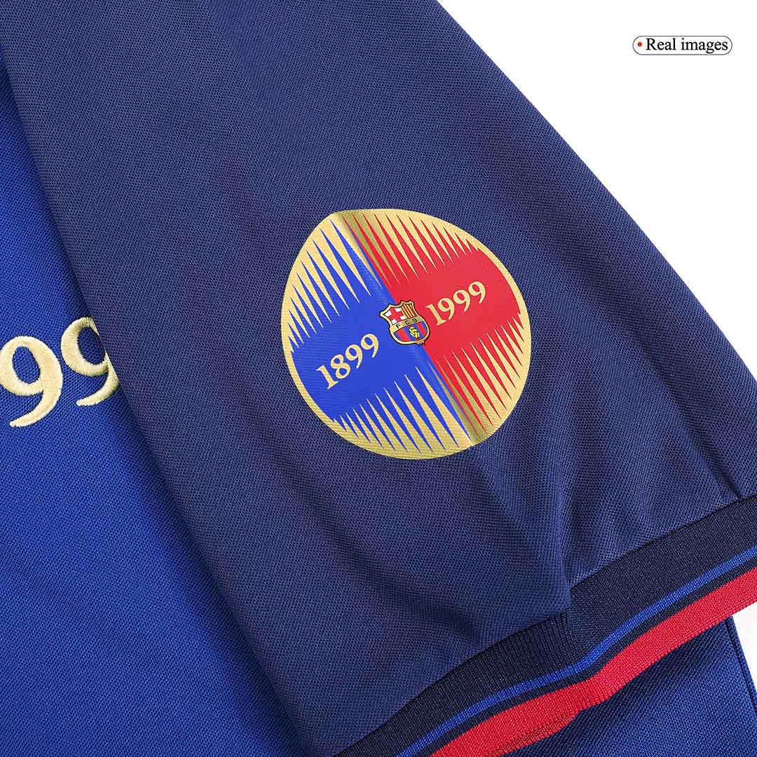 Barcelona RIVALDO #11 Home Soccer Jersey Retro 1999/00 - 100th Anniversary