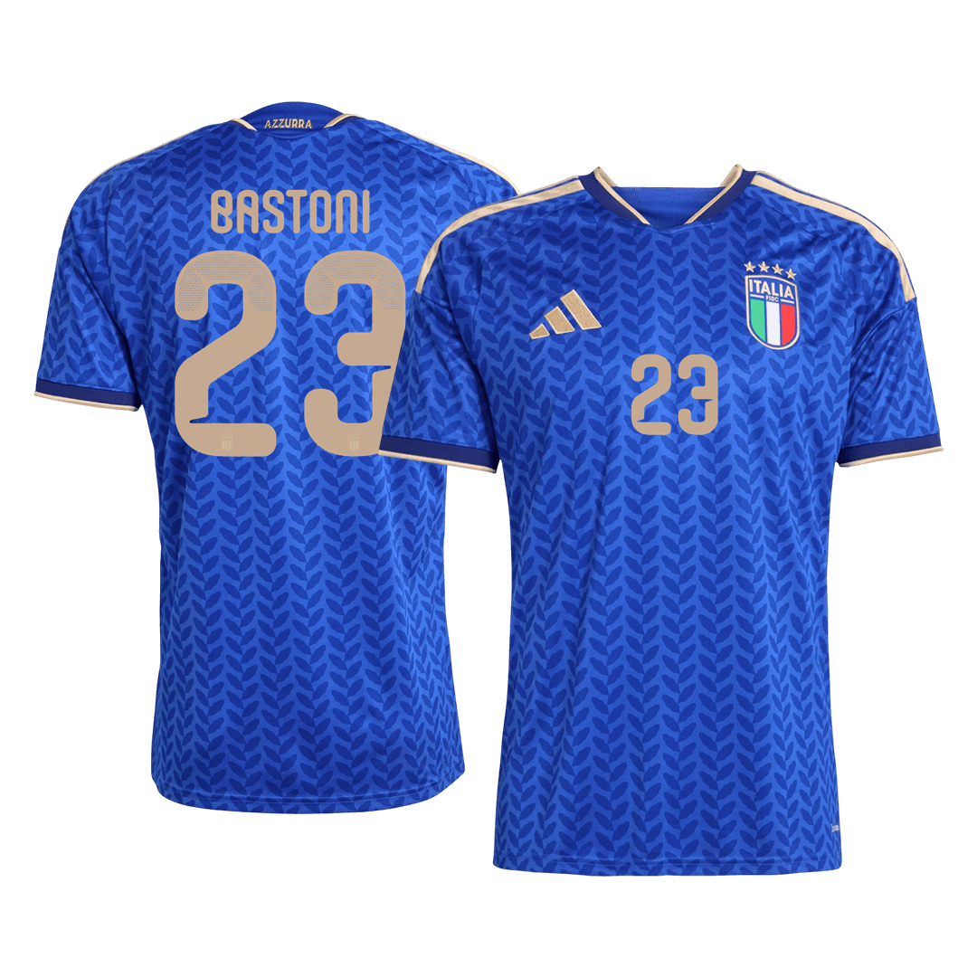 BASTONI #23 Italy Home Soccer Jersey World Cup 2026 Blue